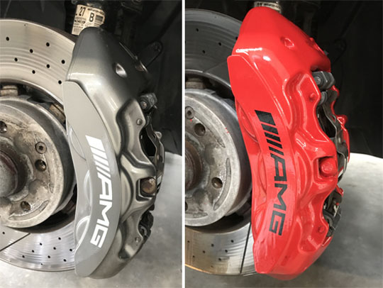 Paint Calipers Near Me - Before and After Photos